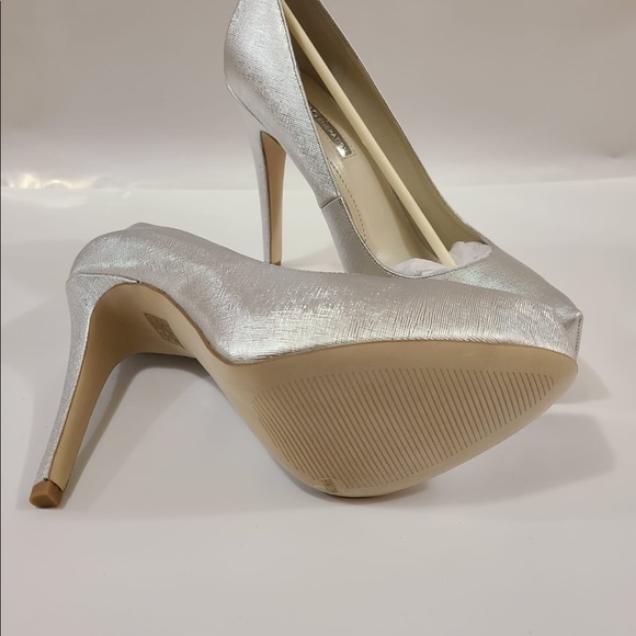 Brand New Silver BCBG High Heels - Picture 3 of 4